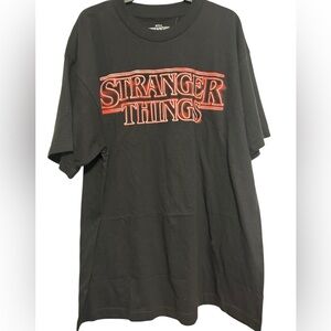 MAD Engine Black and Red Stranger Things Tee